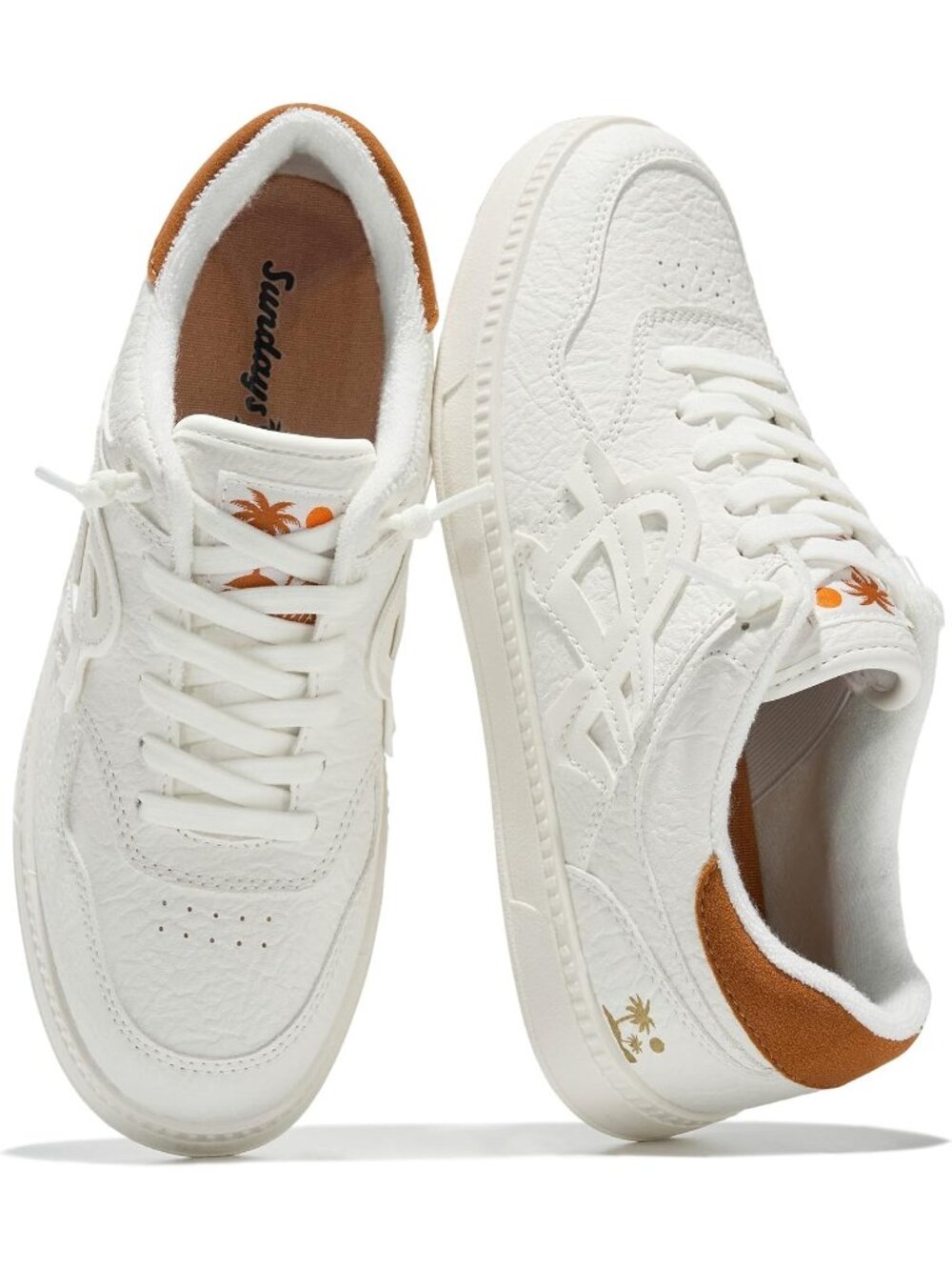 🆕Women's White Sundays Canvas Shoes Non-Slip Platform Lightweight Sneakers